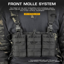 Load image into Gallery viewer, High Quality MOLLE Military Hunting Vest SPC Lightweight Tactical Vest Chest Rigs Cordura Material
