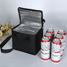 Load image into Gallery viewer, Portable Outdoor Camping Lunch Bento Bags Thermal Insulated Cooler Box Large Trips BBQ Meal Drink Zip Pack Picnic Supplies
