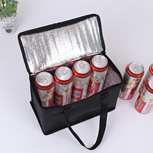 Load image into Gallery viewer, Portable Outdoor Camping Lunch Bento Bags Thermal Insulated Cooler Box Large Trips BBQ Meal Drink Zip Pack Picnic Supplies
