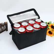 Load image into Gallery viewer, Portable Outdoor Camping Lunch Bento Bags Thermal Insulated Cooler Box Large Trips BBQ Meal Drink Zip Pack Picnic Supplies
