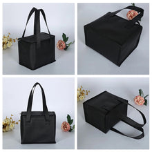 Load image into Gallery viewer, Portable Outdoor Camping Lunch Bento Bags Thermal Insulated Cooler Box Large Trips BBQ Meal Drink Zip Pack Picnic Supplies

