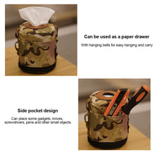 Load image into Gallery viewer, Gas Can Protective Cover Gas Tank Case Air Bottle Wrap Sleeve Tissue Box With Side Pocket Gas Canister Cylinder Case
