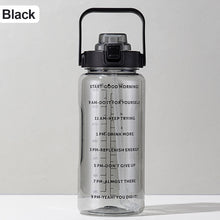 Load image into Gallery viewer, 2000ML Travel Portable Outdoor Water Cup with Silicone Straw Handle Large Capacity Leak Proof Sports Bottle Leakproof Cup
