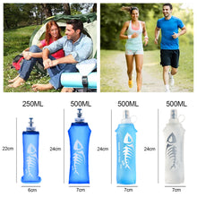 Load image into Gallery viewer, Outdoor Running Hiking Cycling Soft Bottle Folding BPA Free Hydration Water Bottle
