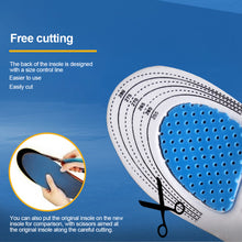 Load image into Gallery viewer, Man Women Sport Running Silicone Gel Insoles For Feet Shoes Sole Orthopedic PPad Massaging Shock Absorption Arch Support
