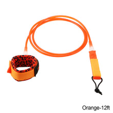 Load image into Gallery viewer, 6-12ft Surf Leg Rope Surf Leash Surfboard Leash 7mm TPU Inflatable Paddle Board Longboard SUP Foot Rope
