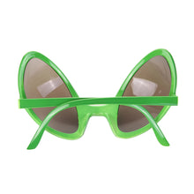 Load image into Gallery viewer, Alien Party Glasses Funny Sunglasses ET Sunglasses Holiday Dance Aliens Costume Alternative Shapes Rainbow Lenses Party Supplies
