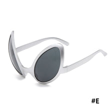 Load image into Gallery viewer, Alien Party Glasses Funny Sunglasses ET Sunglasses Holiday Dance Aliens Costume Alternative Shapes Rainbow Lenses Party Supplies
