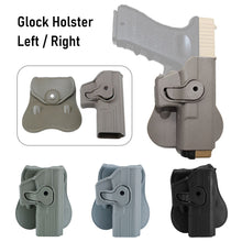 Load image into Gallery viewer, Left/Right Hand Tactical IMI Glock Holster Case Gun Holster for Glock 17 19 22 26 31 Pistol Holsters Airsoft Hunting Case Accessories
