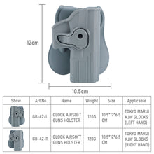 Load image into Gallery viewer, Left/Right Hand Tactical IMI Glock Holster Case Gun Holster for Glock 17 19 22 26 31 Pistol Holsters Airsoft Hunting Case Accessories
