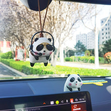 Load image into Gallery viewer, Car Interior Decoration Creative Anime Panda Pendant Ornament Swinging Doll Auto Rearview Mirror Pendant Car Accessories Gift
