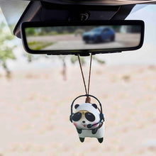 Load image into Gallery viewer, Car Interior Decoration Creative Anime Panda Pendant Ornament Swinging Doll Auto Rearview Mirror Pendant Car Accessories Gift
