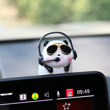 Load image into Gallery viewer, Car Interior Decoration Creative Anime Panda Pendant Ornament Swinging Doll Auto Rearview Mirror Pendant Car Accessories Gift
