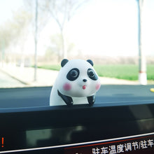 Load image into Gallery viewer, Car Interior Decoration Creative Anime Panda Pendant Ornament Swinging Doll Auto Rearview Mirror Pendant Car Accessories Gift
