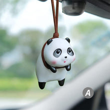 Load image into Gallery viewer, Car Interior Decoration Creative Anime Panda Pendant Ornament Swinging Doll Auto Rearview Mirror Pendant Car Accessories Gift
