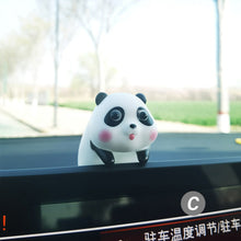 Load image into Gallery viewer, Car Interior Decoration Creative Anime Panda Pendant Ornament Swinging Doll Auto Rearview Mirror Pendant Car Accessories Gift
