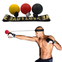 Load image into Gallery viewer, Boxing Speed Ball Head Band Fighting Speed Training Punch Ball MMA Sanda Boxer Hand Eye Reaction Home Sandbag Muay Thai Boxeo
