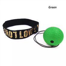 Load image into Gallery viewer, Boxing Speed Ball Head Band Fighting Speed Training Punch Ball MMA Sanda Boxer Hand Eye Reaction Home Sandbag Muay Thai Boxeo
