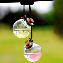 Load image into Gallery viewer, Car Perfume Pendant Hanging Bottle With Flower Essential Perfume Bottle Air Freshener Diffuser Automobiles Ornaments
