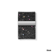 Load image into Gallery viewer, Car Bling Diamond Driver License Card Holder Driving License Credit Card Storage Interior Flip Ladies Girls Car Accessories
