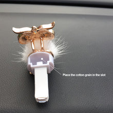 Load image into Gallery viewer, Car Air Freshener Diamond Villus Owl Car Perfume Air Vent Clip Crystal Owl Auto Accessories Interior Woman Ornament
