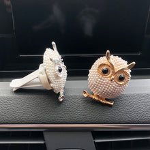 Load image into Gallery viewer, Car Decoration Car Air Freshener Auto Outlet Perfume Clip Pearl Owl Aroma Diffuser Accessories Ornaments Gifts
