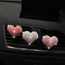 Load image into Gallery viewer, Car Perfume Air Freshener Exquisite Diamond Shape Exquisite Diamond Car Air Conditioning Decor Perfume Heart Perfume
