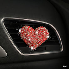 Load image into Gallery viewer, Car Perfume Air Freshener Exquisite Diamond Shape Exquisite Diamond Car Air Conditioning Decor Perfume Heart Perfume
