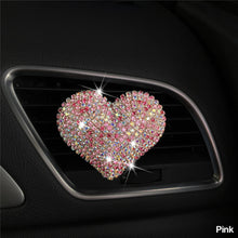 Load image into Gallery viewer, Car Perfume Air Freshener Exquisite Diamond Shape Exquisite Diamond Car Air Conditioning Decor Perfume Heart Perfume
