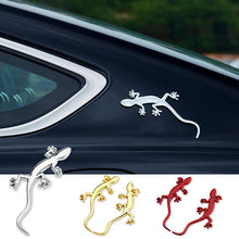Load image into Gallery viewer, 1Pc 3D Metal Gecko Car Truck Sticker Lizard Gecko Sticker Badge Badge Sticker Accessories For Decorative
