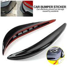 Load image into Gallery viewer, 2Pcs Universal Car Bumper Corner Protector Rubber Stickers Guards Buffer Trim Molding Anti-Scratch Protection Strip
