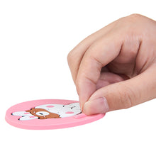 Load image into Gallery viewer, 1Pc Car Mug Coaster Cartoon Silicone Mug Cup Mat Non-slip Car Cup Mats Cute Animals Cup Pad Coaster Home Office Milk Coffee
