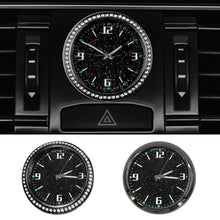Load image into Gallery viewer, Luminous Car Clock Mini Automobiles Internal Stick-On Watch Mechanics Quartz Clocks Auto Ornament Accessories

