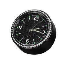 Load image into Gallery viewer, Luminous Car Clock Mini Automobiles Internal Stick-On Watch Mechanics Quartz Clocks Auto Ornament Accessories
