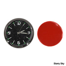 Load image into Gallery viewer, Luminous Car Clock Mini Automobiles Internal Stick-On Watch Mechanics Quartz Clocks Auto Ornament Accessories
