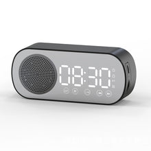 Load image into Gallery viewer, Wireless Bluetooth Speaker Clock Dual Alarm Support TF Card FM Radio Soundbar HIFI Music Box Soundbar.

