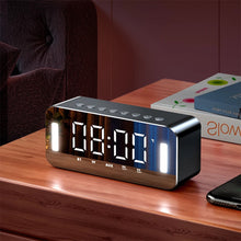 Load image into Gallery viewer, Bluetooth Speaker FM Radio TF Card Player Sound Box With Display Large Volume Desktop Alarm Clock Speaker Boom For All Phone
