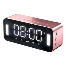 Load image into Gallery viewer, Bluetooth Speaker FM Radio TF Card Player Sound Box With Display Large Volume Desktop Alarm Clock Speaker Boom For All Phone
