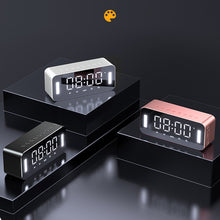 Load image into Gallery viewer, Bluetooth Speaker FM Radio TF Card Player Sound Box With Display Large Volume Desktop Alarm Clock Speaker Boom For All Phone
