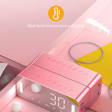 Load image into Gallery viewer, Bluetooth Speaker FM Radio TF Card Player Sound Box With Display Large Volume Desktop Alarm Clock Speaker Boom For All Phone
