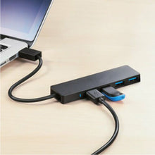 Load image into Gallery viewer, Usb 3.0 HUB 4 Port Extender 3.0 Hub Usb 3.0 Splitter Usb One Drag Four Hub Docking Station

