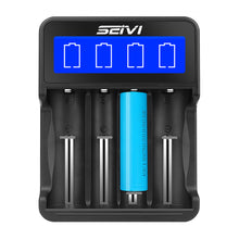 Load image into Gallery viewer, Rechargeable Battery Charger Usb Four-slot Cradle Charging Nimh Lithium Battery Battery Charger
