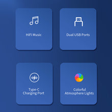 Load image into Gallery viewer, Car Bluetooth 5.0 FM Transmitter G67 Wireless Adapter Mic Audio Receiver Auto MP3 Player QC3.0 Dual USB Fast Charger Car Accessories
