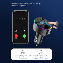 Load image into Gallery viewer, Car Bluetooth 5.0 FM Transmitter G67 Wireless Adapter Mic Audio Receiver Auto MP3 Player QC3.0 Dual USB Fast Charger Car Accessories
