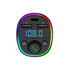 Load image into Gallery viewer, Car Bluetooth 5.0 FM Transmitter G67 Wireless Adapter Mic Audio Receiver Auto MP3 Player QC3.0 Dual USB Fast Charger Car Accessories
