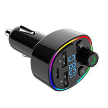 Load image into Gallery viewer, Car Bluetooth 5.0 FM Transmitter G67 Wireless Adapter Mic Audio Receiver Auto MP3 Player QC3.0 Dual USB Fast Charger Car Accessories

