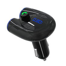 Load image into Gallery viewer, Car Handsfree Bluetooth G68 5.0 FM Transmitter Car Kit MP3 Modulator Player TF Card USB AUX Receiver Dual USB Fast Charger For Radio
