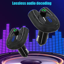 Load image into Gallery viewer, Car Handsfree Bluetooth G68 5.0 FM Transmitter Car Kit MP3 Modulator Player TF Card USB AUX Receiver Dual USB Fast Charger For Radio
