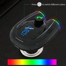 Load image into Gallery viewer, Car Handsfree Bluetooth G68 5.0 FM Transmitter Car Kit MP3 Modulator Player TF Card USB AUX Receiver Dual USB Fast Charger For Radio
