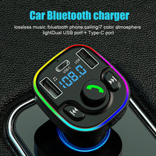 Load image into Gallery viewer, FM Transmitter G47 Button Version Bluetooth Wireless Car kit Handfree Dual USB Car Charger 2.1A MP3 Music TF Card U disk AUX Player
